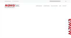 Desktop Screenshot of mawatec.ch